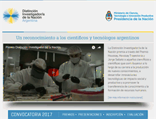 Tablet Screenshot of investigadordelanacion.mincyt.gob.ar