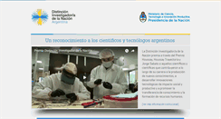 Desktop Screenshot of investigadordelanacion.mincyt.gov.ar