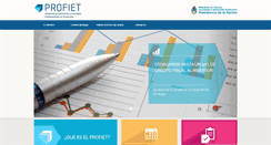 Desktop Screenshot of profiet.mincyt.gov.ar